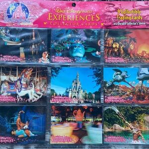 Disney World Experiences Collector Cards - Multicolor